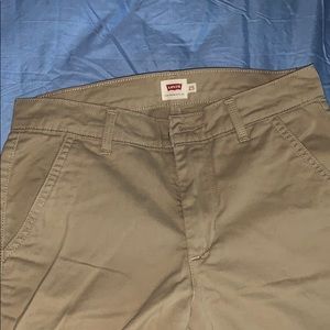 levi kakhi women’s pants